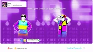 Just Dance 2020 coach selection screen (controller)