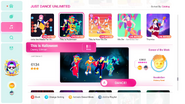 This is Halloween on the Just Dance 2020 menu