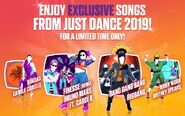 Promotional image for Just Dance 2019 songs