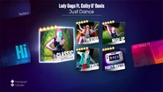 Just Dance 2014 routine selection screen