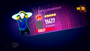 Just Dance 2014 score screen (Classic, P2)