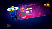 Just Dance 2014 scoring screen (P2)