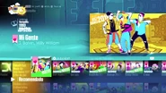Mi Gente on the Just Dance 2017 menu
