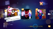 The Final Countdown on the Just Dance Wii U menu