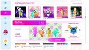 Cola Song (Candy Version) on the Just Dance 2019 menu