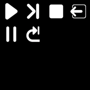 JustDanceSummerPartyCopy4.png (4 KB) Unused "Pause", "Play" and "Fast Forward icons", similar to the icons in Breakdown Mode from Just Dance Wii 2