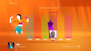 Just Dance 2018 coach selection screen