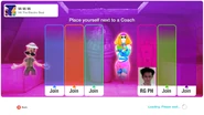 Just Dance 2020 coach selection screen