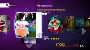 Primadonna on the Just Dance 4 menu (Wii/PS3/Wii U)