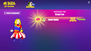 Just Dance Now scoring screen (2014 version)