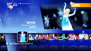 Let It Go (Sing Along) on the Just Dance 2018 menu