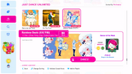 Rainbow Beats (彩虹节拍) on the Just Dance 2021 menu