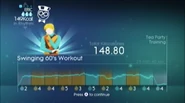 Just Dance 4 scoring screen (Wii/PS3/Wii U)
