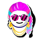 Poorly masked avatar on Just Dance 2020