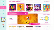 Can’t Get Enough on the Just Dance 2020 menu