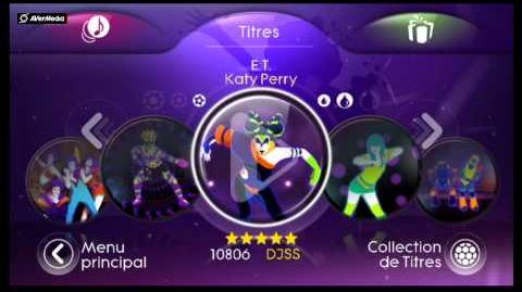 Just Dance 3 Menu (Wii)-(PAL)-(Special édition Katy Perry)