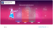 Just Dance 2019 coach selection screen (camera)