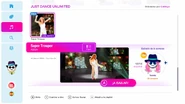 Abbasupertrooper jd2019 menu.png (543 KB) Super Trouper on the Just Dance 2019 menu