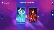 Just Dance coach selection screen