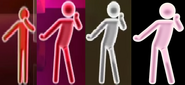 Alle Piktogrammfarben (Just Dance-Just Dance: Greatest Hits-Mashups-Just Dance Now)