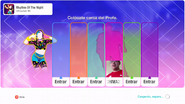 Just Dance 2020 coach selection screen (camera)