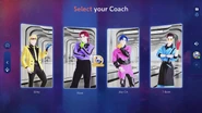Just Dance 2024 Edition coach selection screen