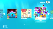 Fire on the Just Dance 2019 menu (7th-gen)