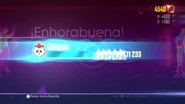 Just Dance 2017 scoring screen