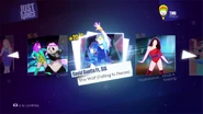 She Wolf (Falling to Pieces) on the Just Dance 2014 menu