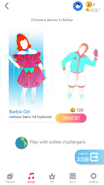 Just Dance Now coach selection screen (updated, phone)