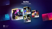 Just Dance 2014 routine selection screen
