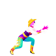 2nd sticker on Just Dance 2018 (C)