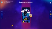 Just Dance 2025 Edition coach selection screen