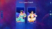 Just Dance 2024 Edition coach selection screen