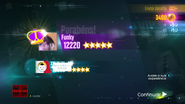 Just Dance 2015 scoring screen (Just Dance VIP)