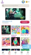 Bringmetolife jdnow menu phone 2020.png (1.08 MB) Bring Me to Life on the Just Dance Now menu (phone)