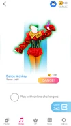 Just Dance Now coach selection screen (phone)