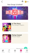 Just Dance Now release newsfeed (along with In The Navy)