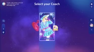 Just Dance 2025 Edition coach selection screen