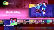 Don't Let Me Down no menu do Just Dance Unlimited (2017)