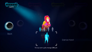 Just Dance 3 coach selection screen (Xbox 360)