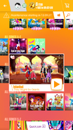 Istanbul on the Just Dance Now menu (2017 update, phone)