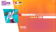 Just Dance Now scoring screen (2017 update)