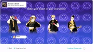 Just Dance 2020 coach selection screen