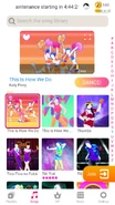 This Is How We Do on the Just Dance Now menu (2020 update, phone)