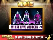 Award for "On Stage Choreo of the Year"