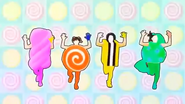 Beta Candy People Versiyonu screenshot (the background had different colors and no animations)