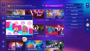 Dibby Dibby Sound on the Just Dance 2025 Edition menu