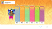 Just Dance 2021 coach selection screen (camera)
