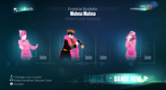 Just Dance 2015 coach selection screen